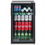 Gymax 120 Can Beverage Refrigerator Beer Wine Soda Drink Cooler Mini