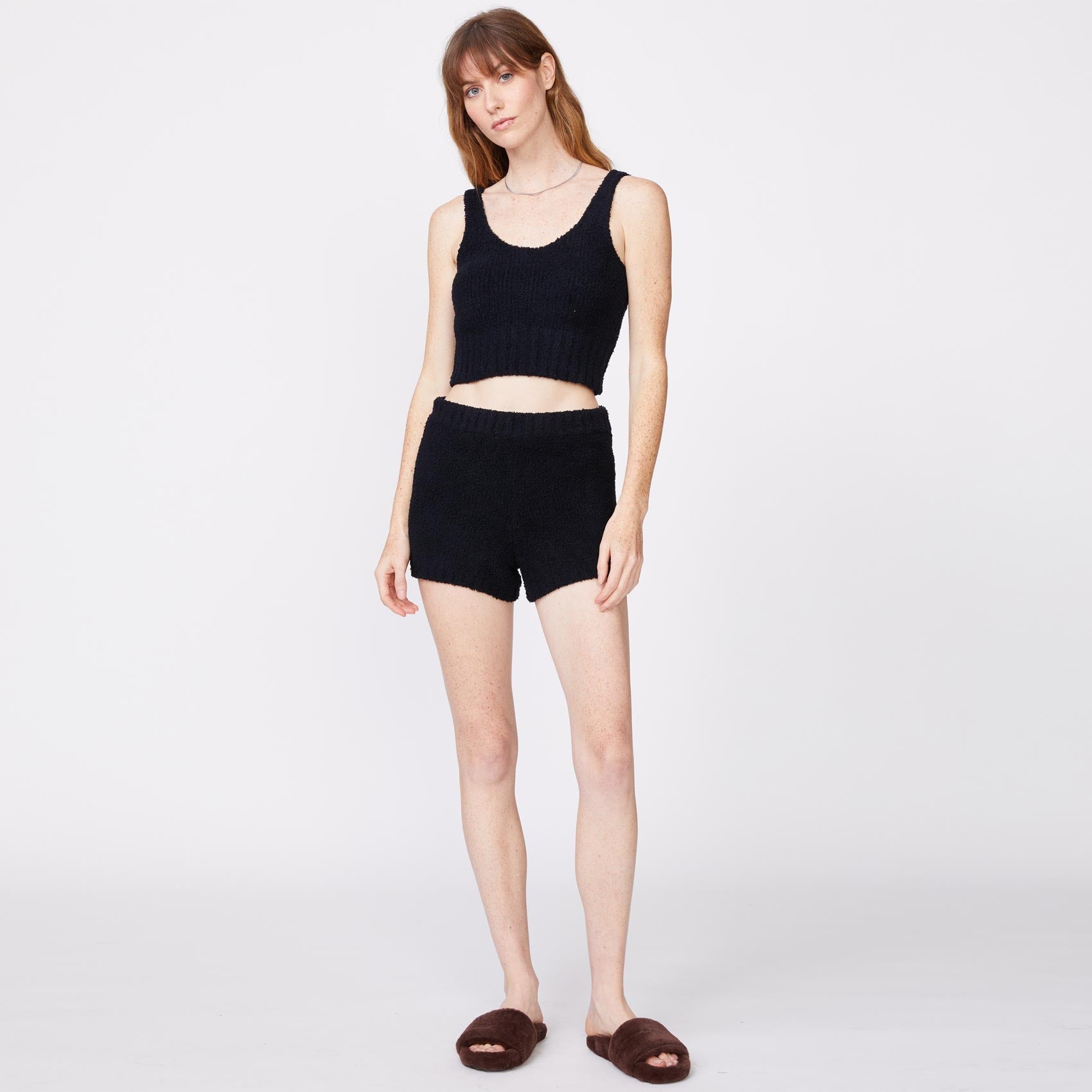 Plush Sweater Shorts