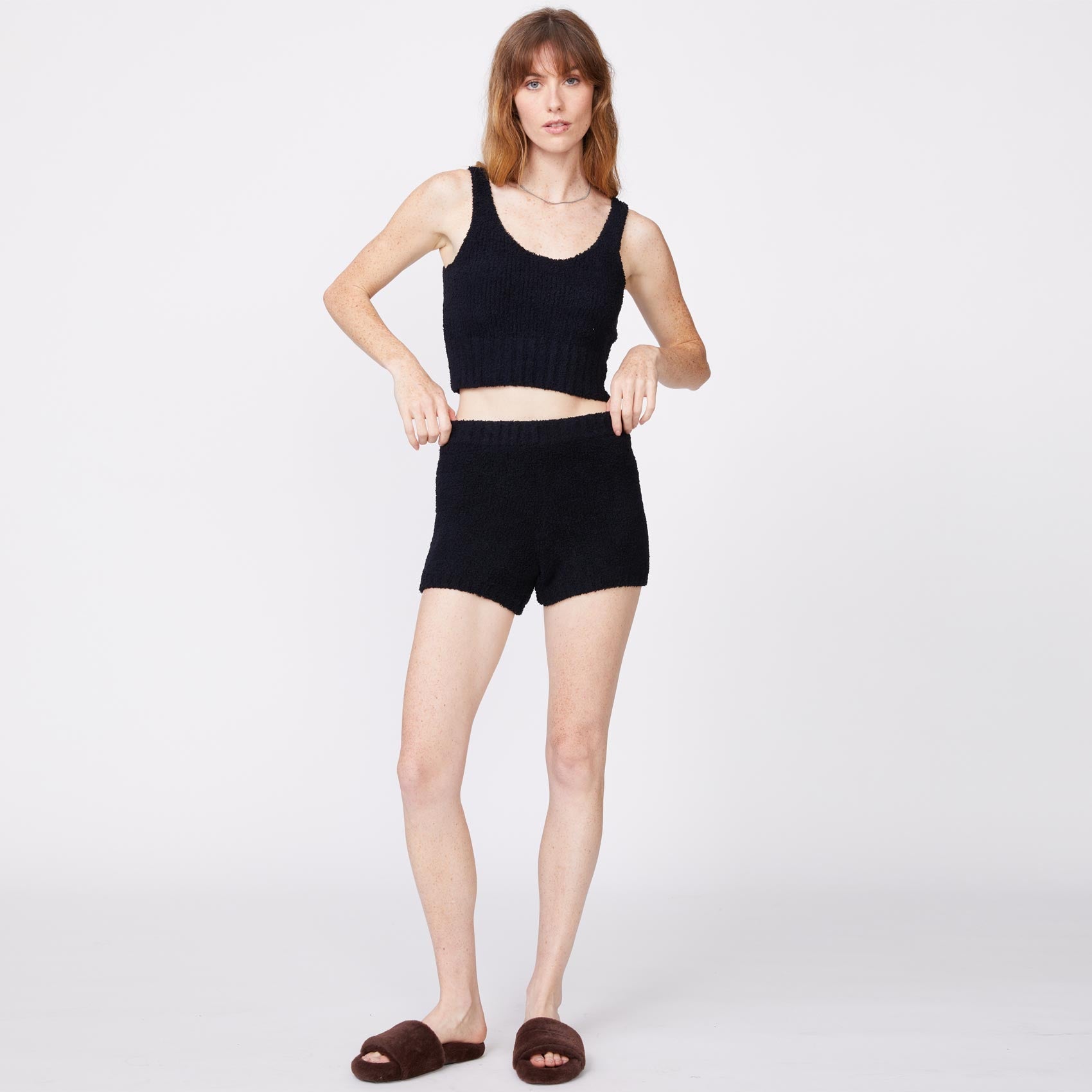 Plush Sweater Shorts