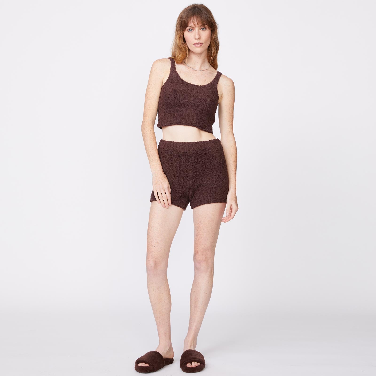 Plush Sweater Shorts