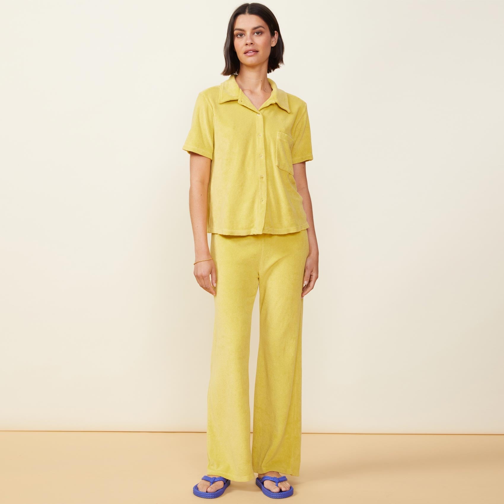 Terry Cloth Pocket Shirt