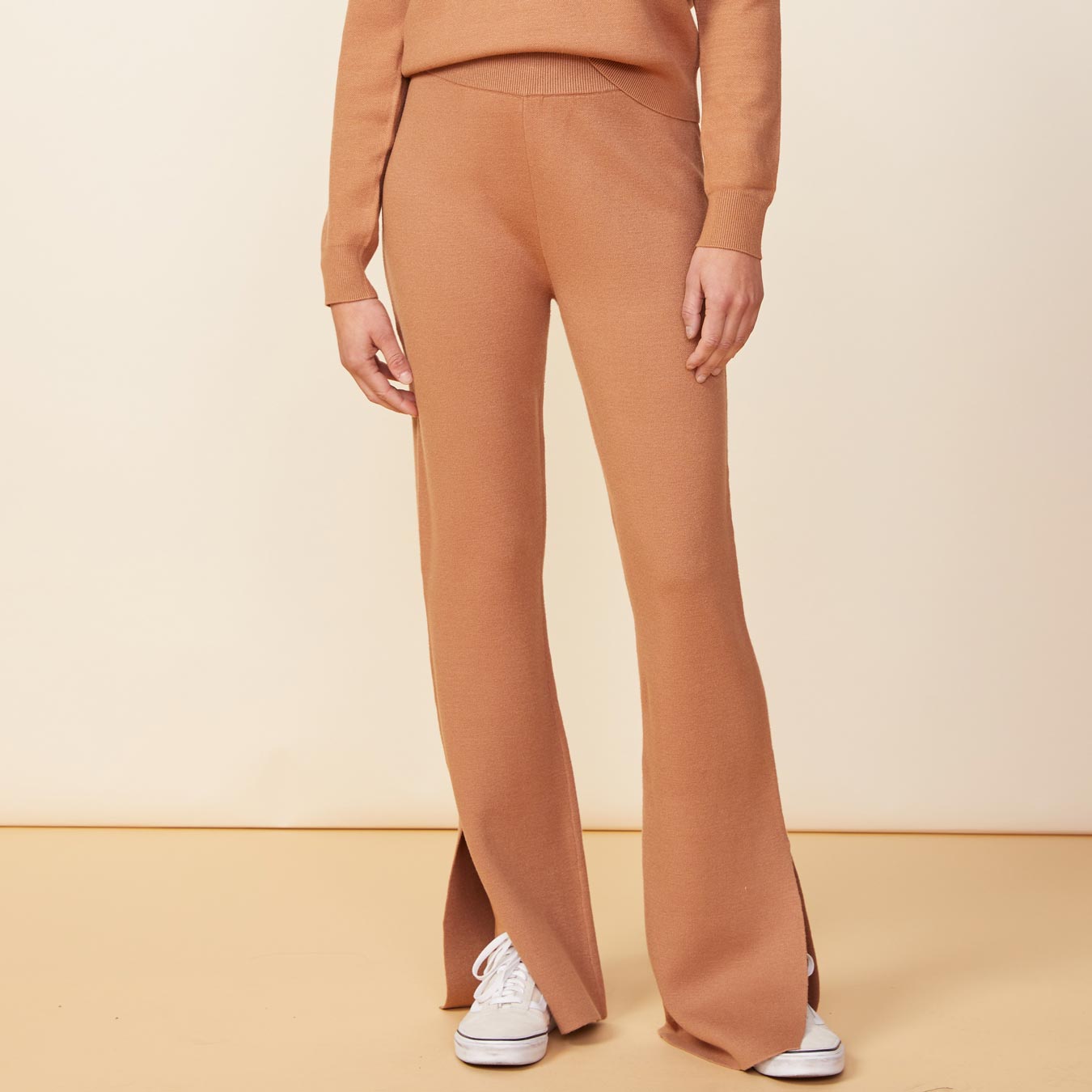 Supersoft Sweater Knit Flare Pants