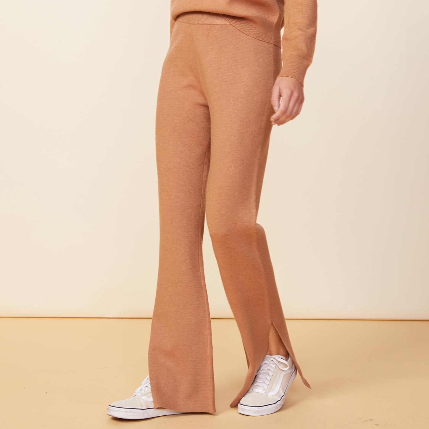 Supersoft Sweater Knit Flare Pants