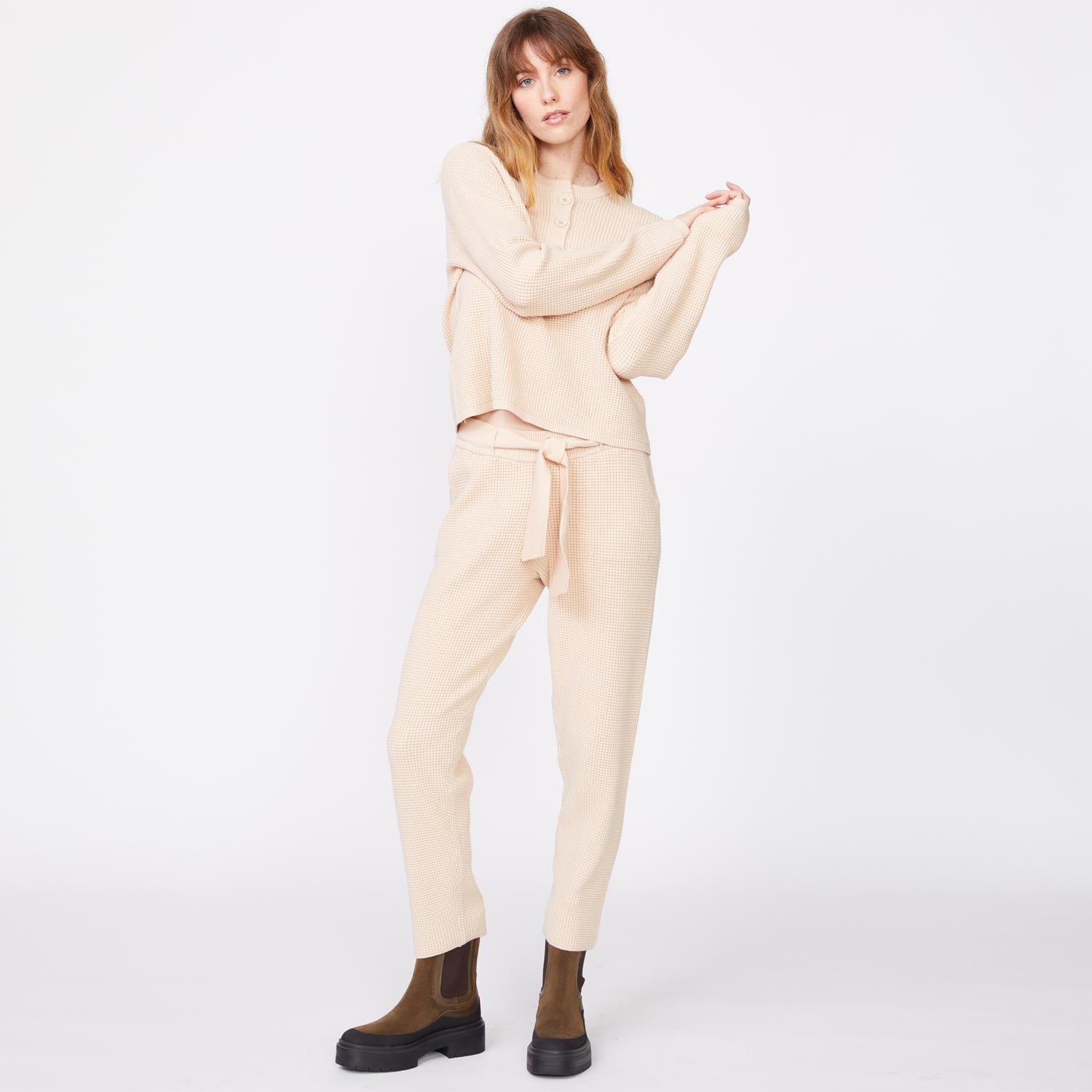 Supersoft Sweater Knit Waffle Sweats