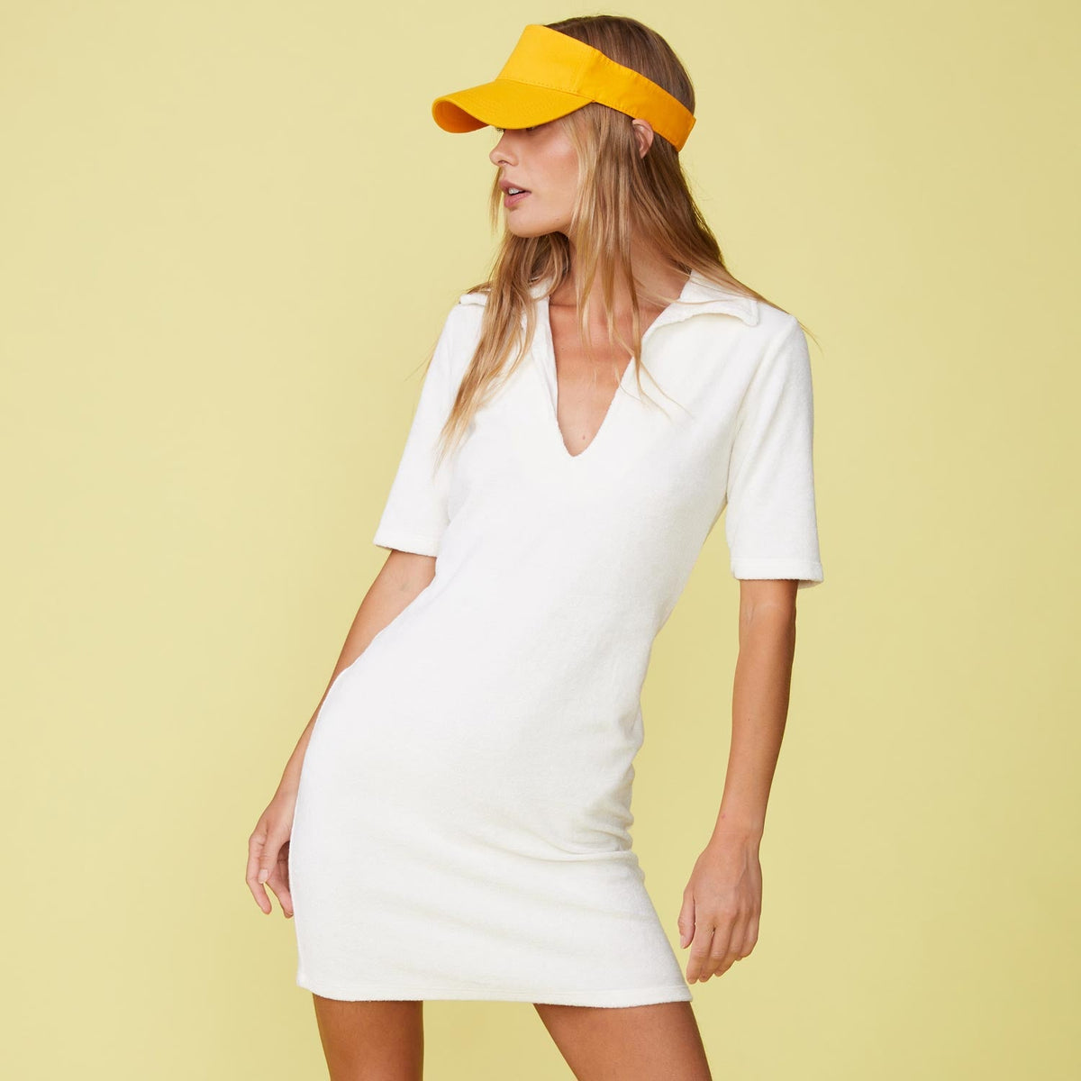 Terry Cloth Polo Dress