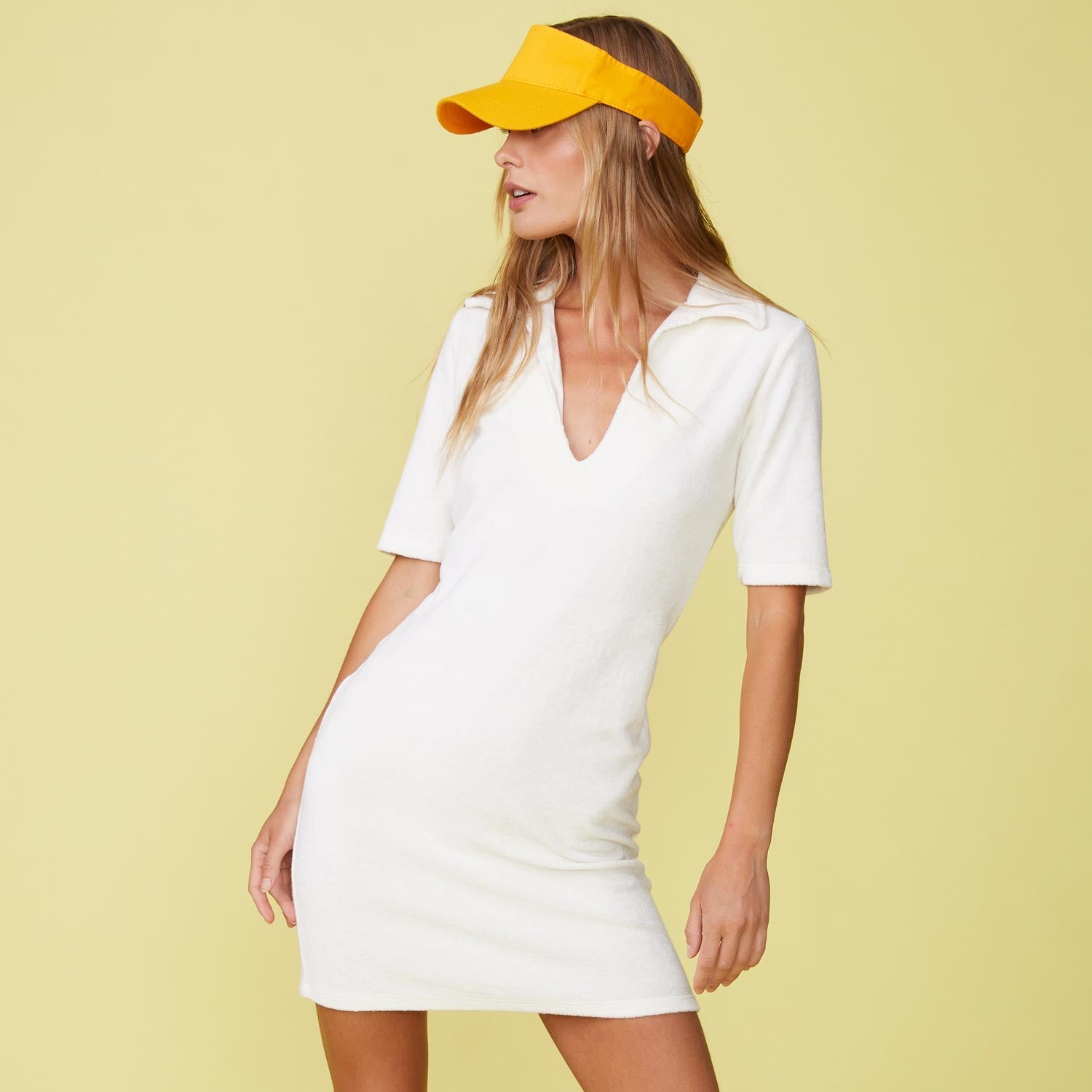 Terry Cloth Polo Dress