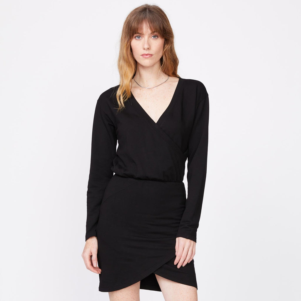 Softfleece Cross Over V Dress