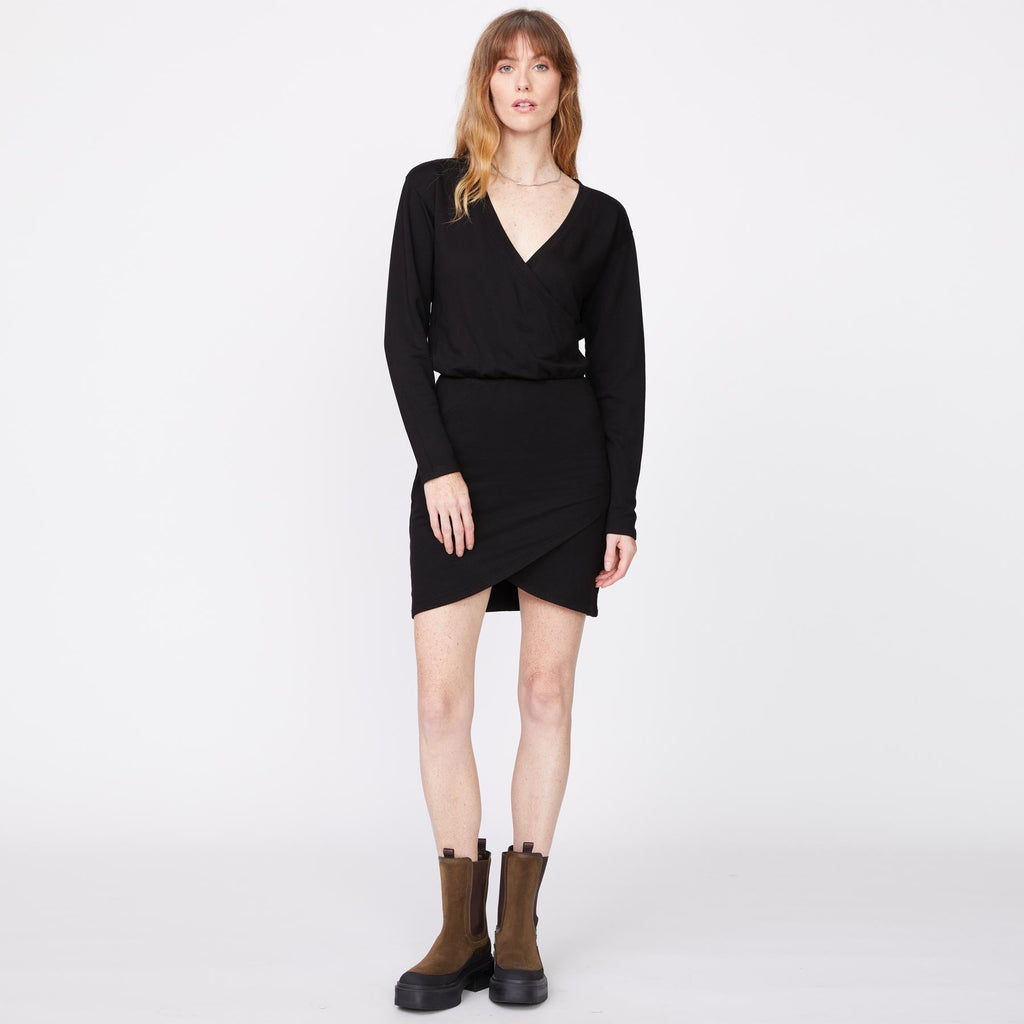 Softfleece Cross Over V Dress