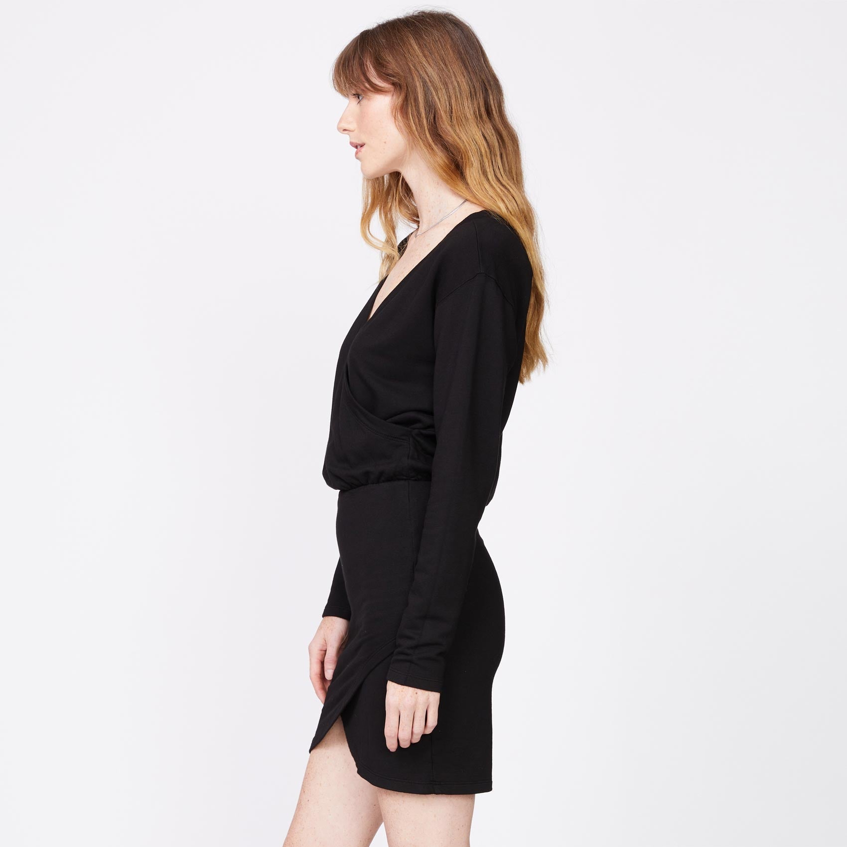 Softfleece Cross Over V Dress