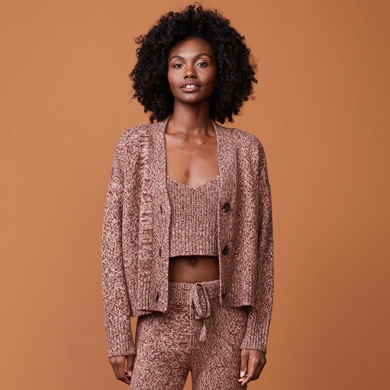 Wool Cashmere Oversized Cardigan