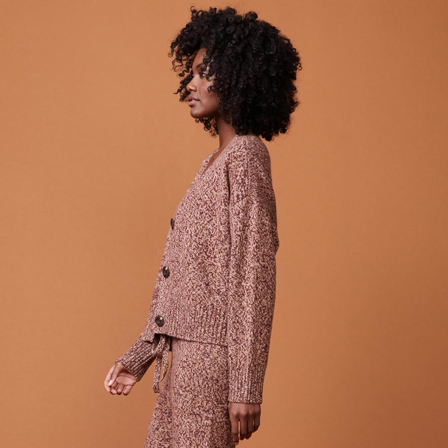 Wool Cashmere Oversized Cardigan