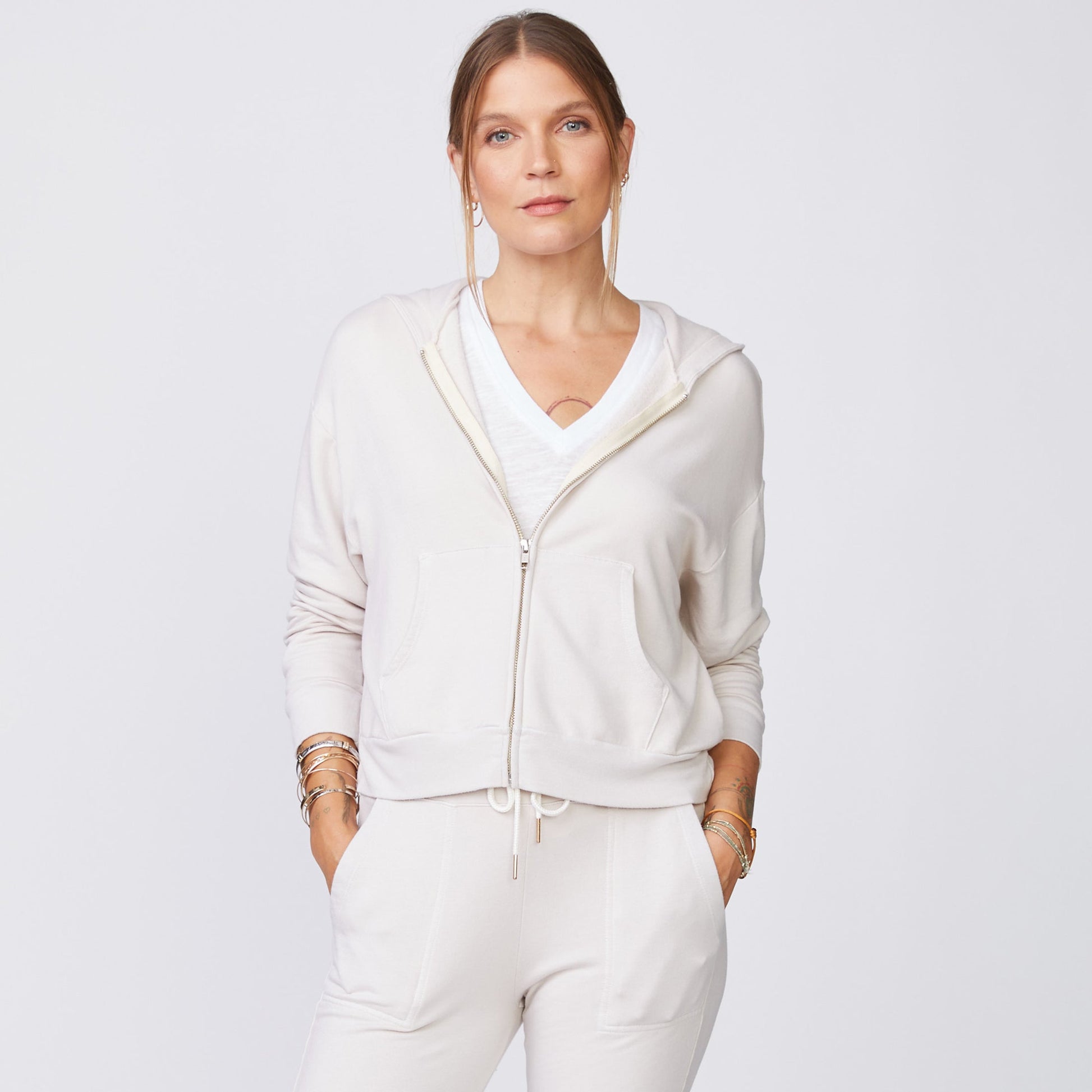 Supersoft Fleece Girlfriend Zip Up Hoody