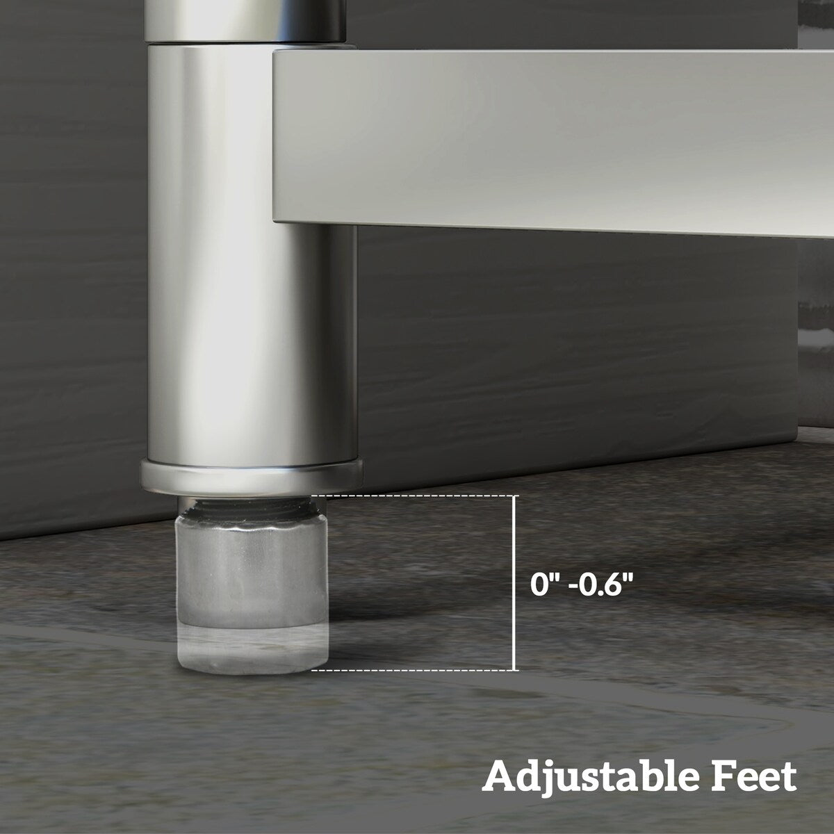 HOMCOM Outdoor Utility Sink, Deep Stainless Steel Sink, Free Standing Single Bowl Kitchen Sink, 39 Inch - 39 Inch