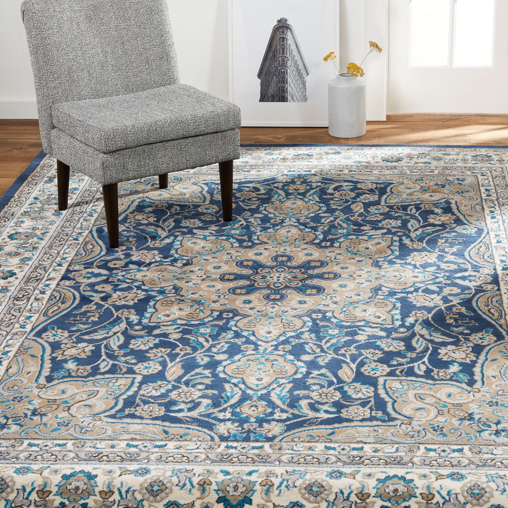 HOME DYNAMIX Tremont Magnolia Traditional Medallion Area Rug