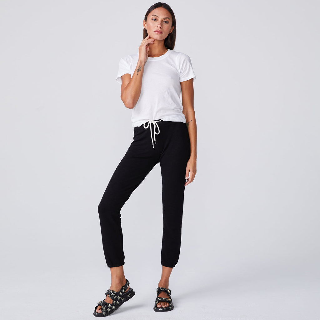 Super Fine Jersey Fitted Crew Neck Tee
