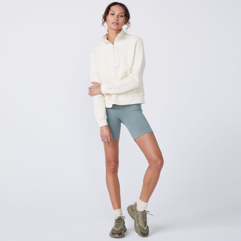 Teddy Fleece Half Zip
