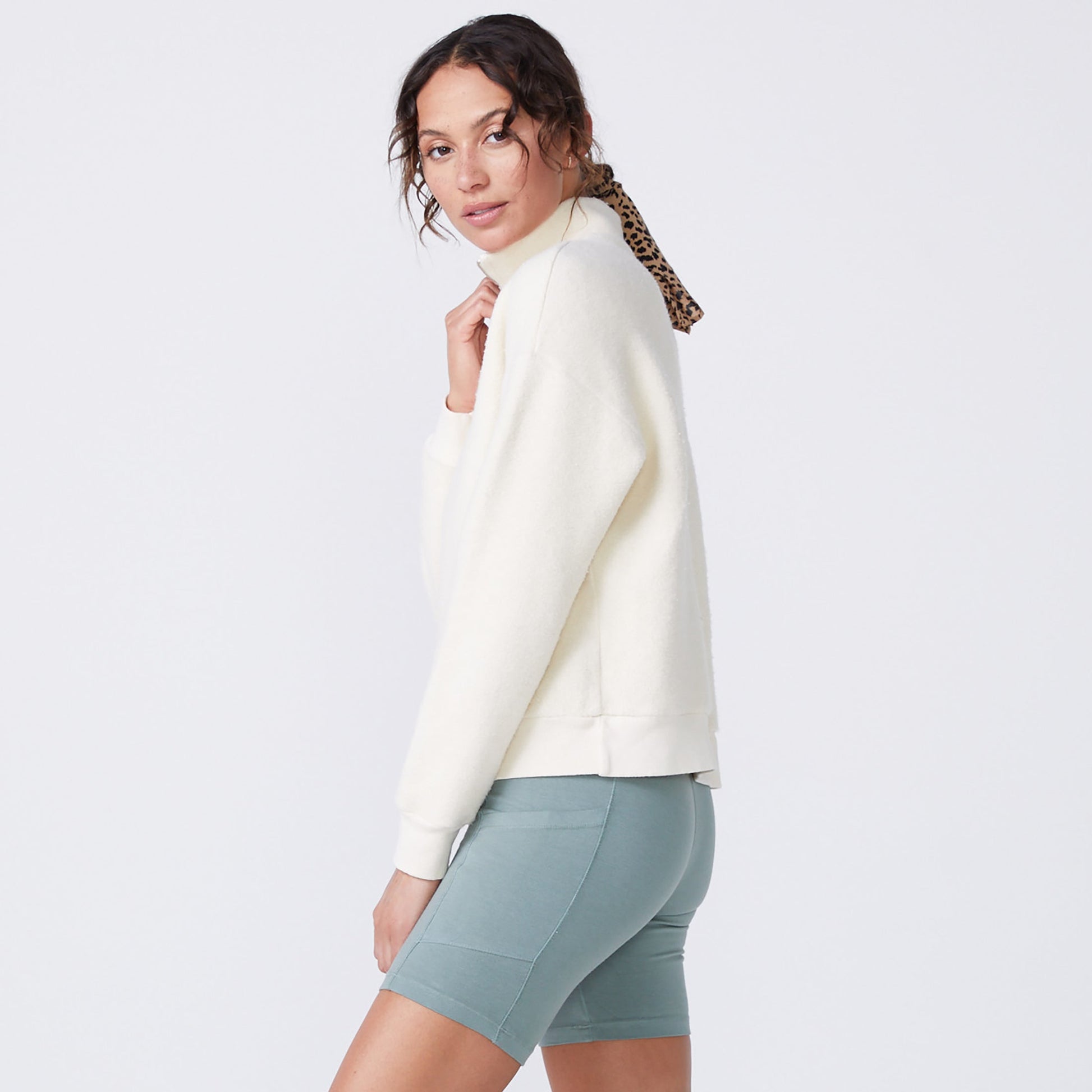 Teddy Fleece Half Zip