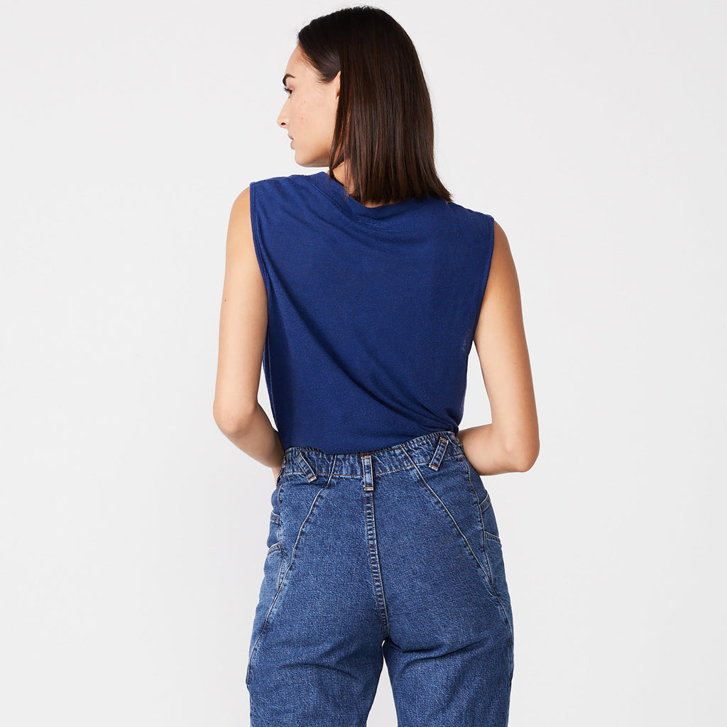 High Neck Muscle Tank