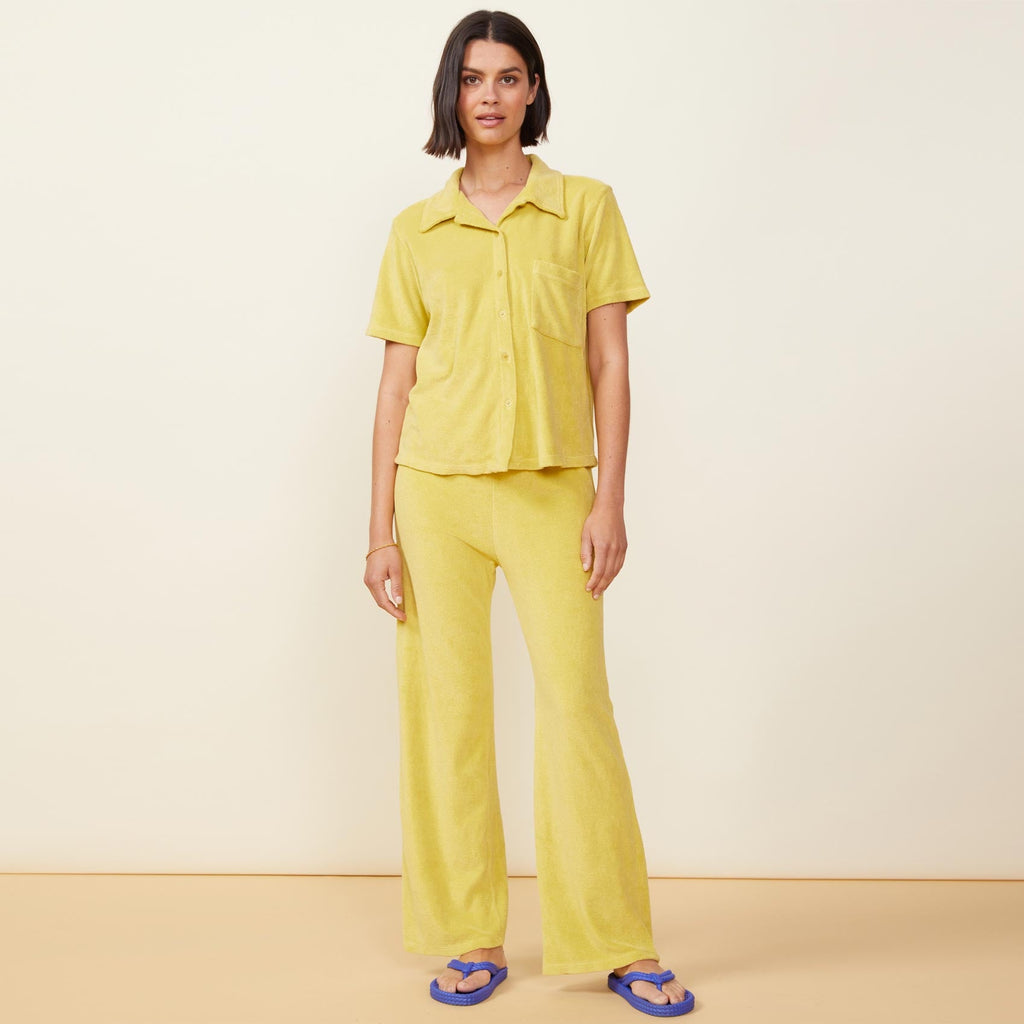 Terry Cloth Pocket Shirt
