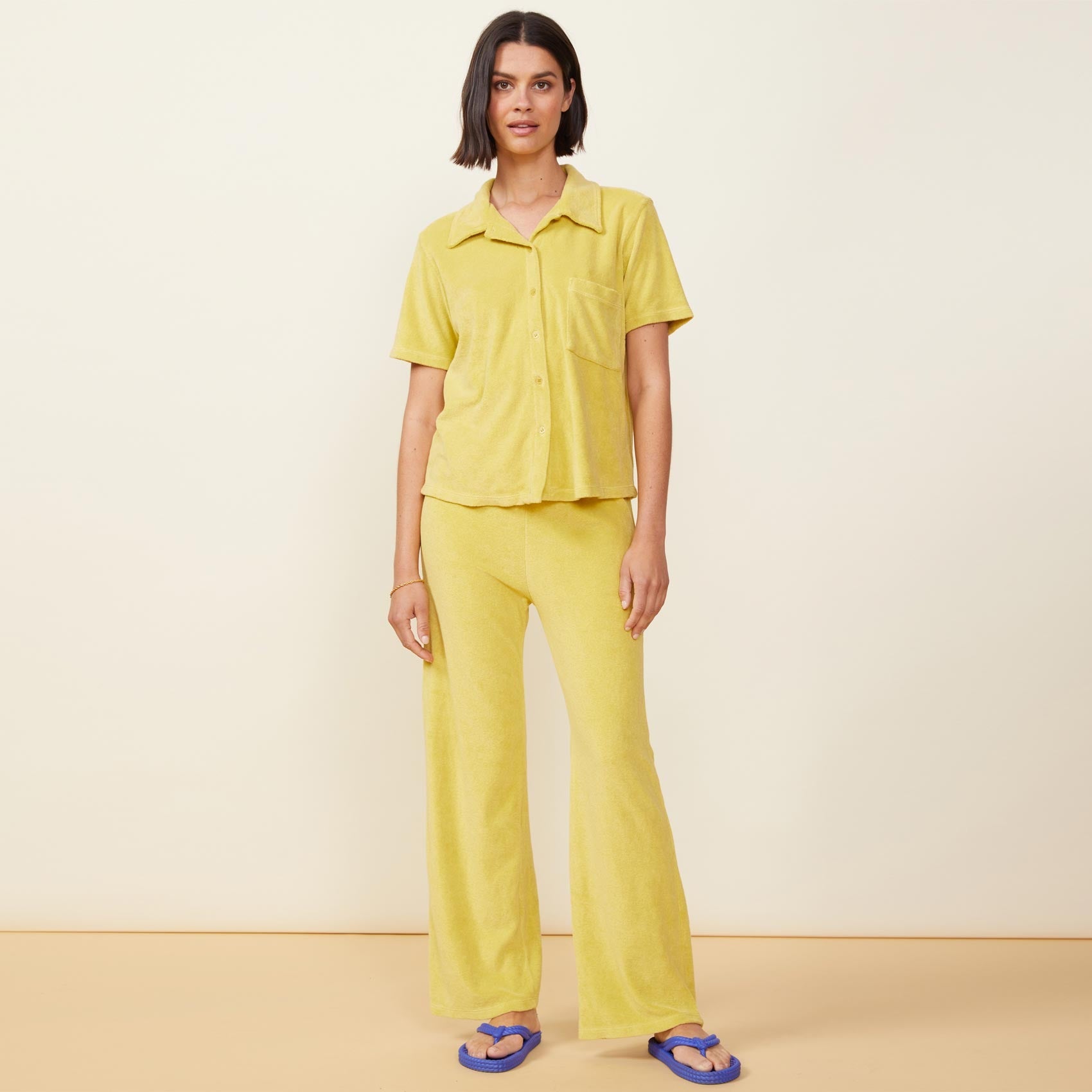 Terry Cloth Pocket Shirt