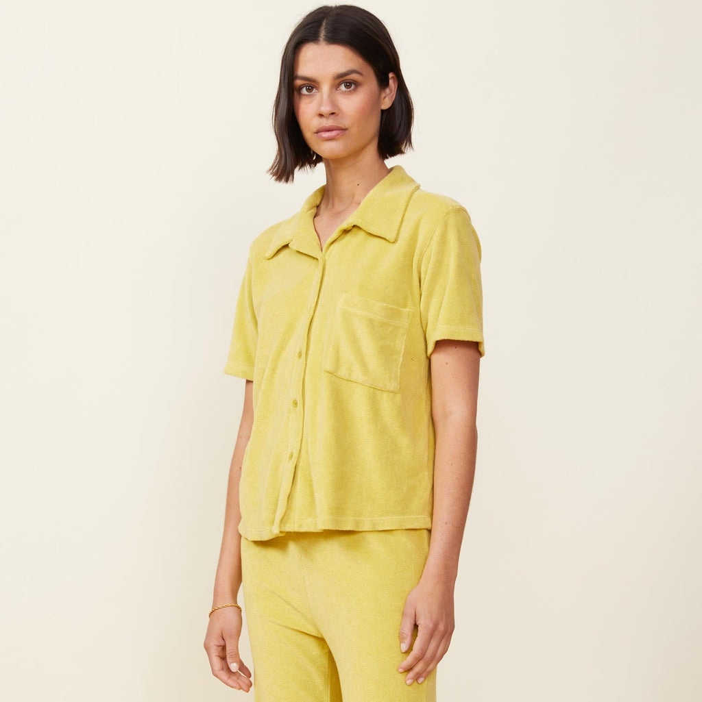 Terry Cloth Pocket Shirt