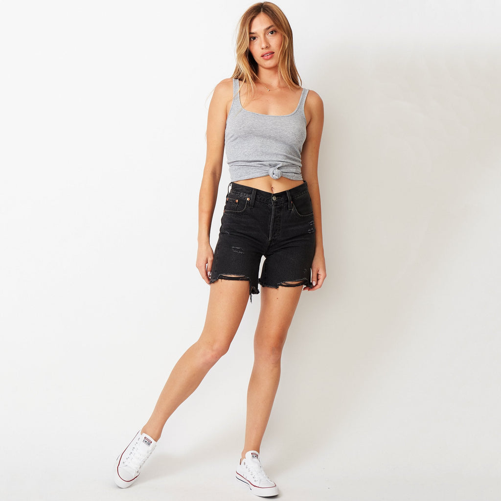 Supimafine Rib Scoop Neck Tank Set