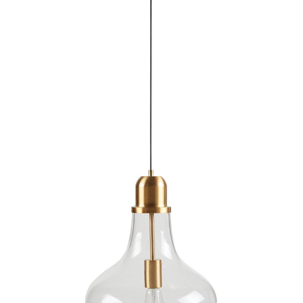 INK+IVY Auburn Bell Shaped Hanging Glass Pendant Light