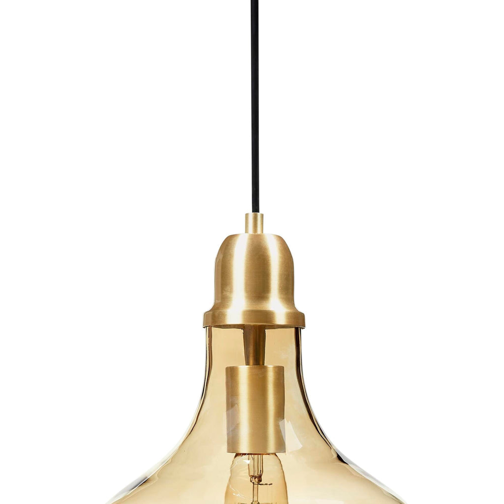 INK+IVY Auburn Bell Shaped Hanging Glass Pendant Light