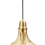 INK+IVY Auburn Bell Shaped Hanging Glass Pendant Light