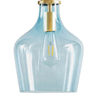 INK+IVY Auburn Bell Shaped Hanging Glass Pendant Light