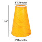 Eangee Handmade Gecko Wall Lamp Combo, Cocoa Leaves Shade, 16 x 7 x 24 in. - 16 x 7 x 24