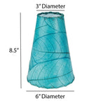 Eangee Handmade Gecko Wall Lamp Combo, Cocoa Leaves Shade, 16 x 7 x 24 in. - 16 x 7 x 24