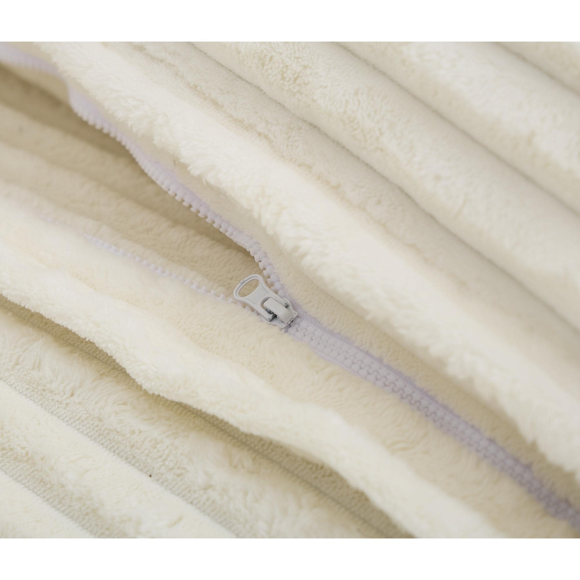 Harmonia 109 W Oversized Corduroy Sofa Bed, Deep Seat Double Lounge Chaise with 4 Pillows