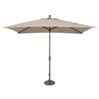 SimplyShade Catalina 10-foot Rectangle Push Button Tilt Umbrella