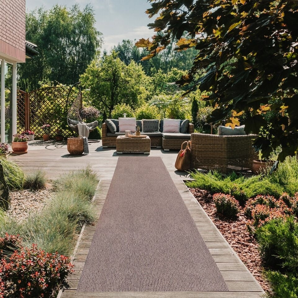 High-Quality Indoor/Outdoor Custom Size Carpet Runner Rug with Non-Slip PVC Backing 36'' wide x your choice of lenght