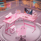 Homall L-Shaped Gaming Desk Computer Corner Desk Office Writing Desk