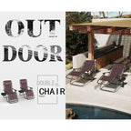 Homall Patio Zero Gravity Chair Lawn Lounge Chair with Pillow Set of 2