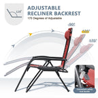 Homall Patio Zero Gravity Chair Lawn Lounge Chair with Pillow Set of 2