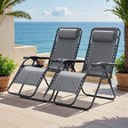 Homall Patio Zero Gravity Chair Lawn Lounge Chair with Pillow Set of 2