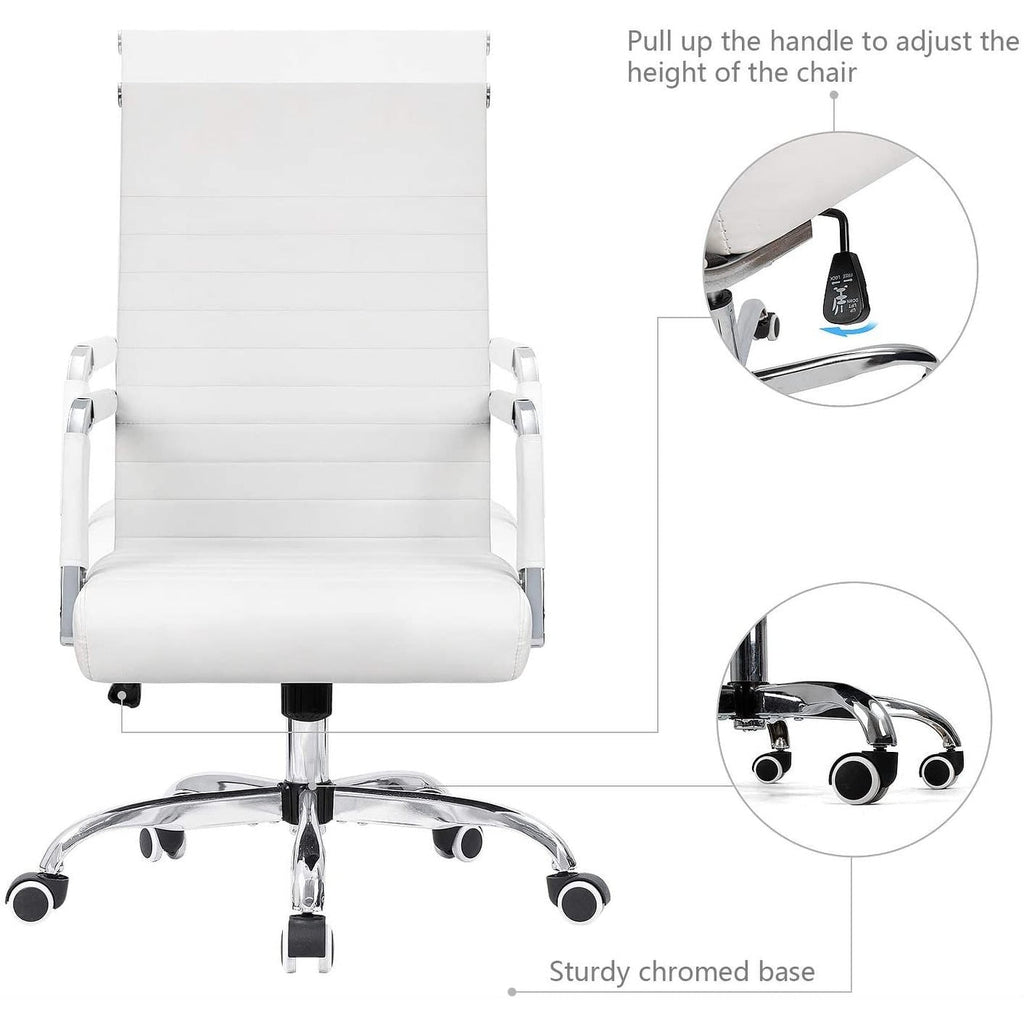 Homall Ribbed Office Chair Computer Desk Chair