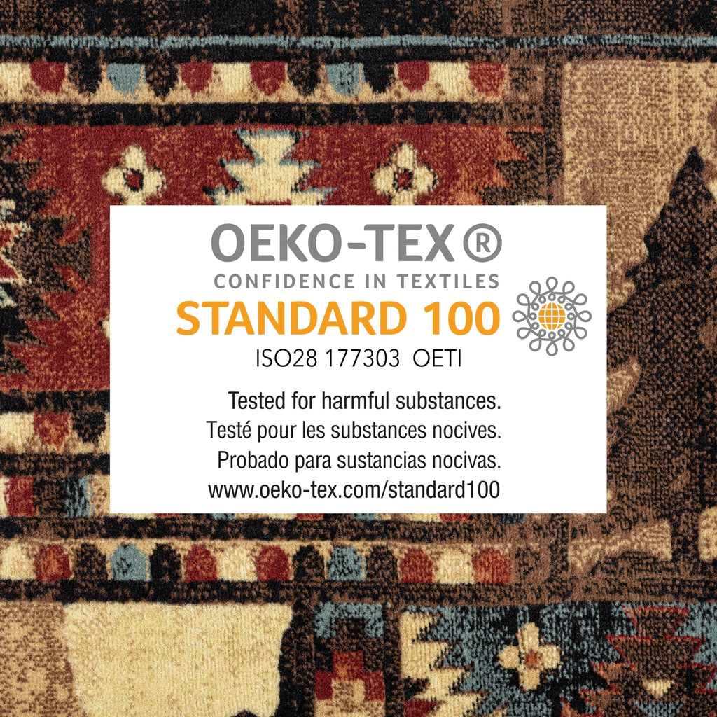 Home Dynamix Buffalo Bear Rustic Area Rug