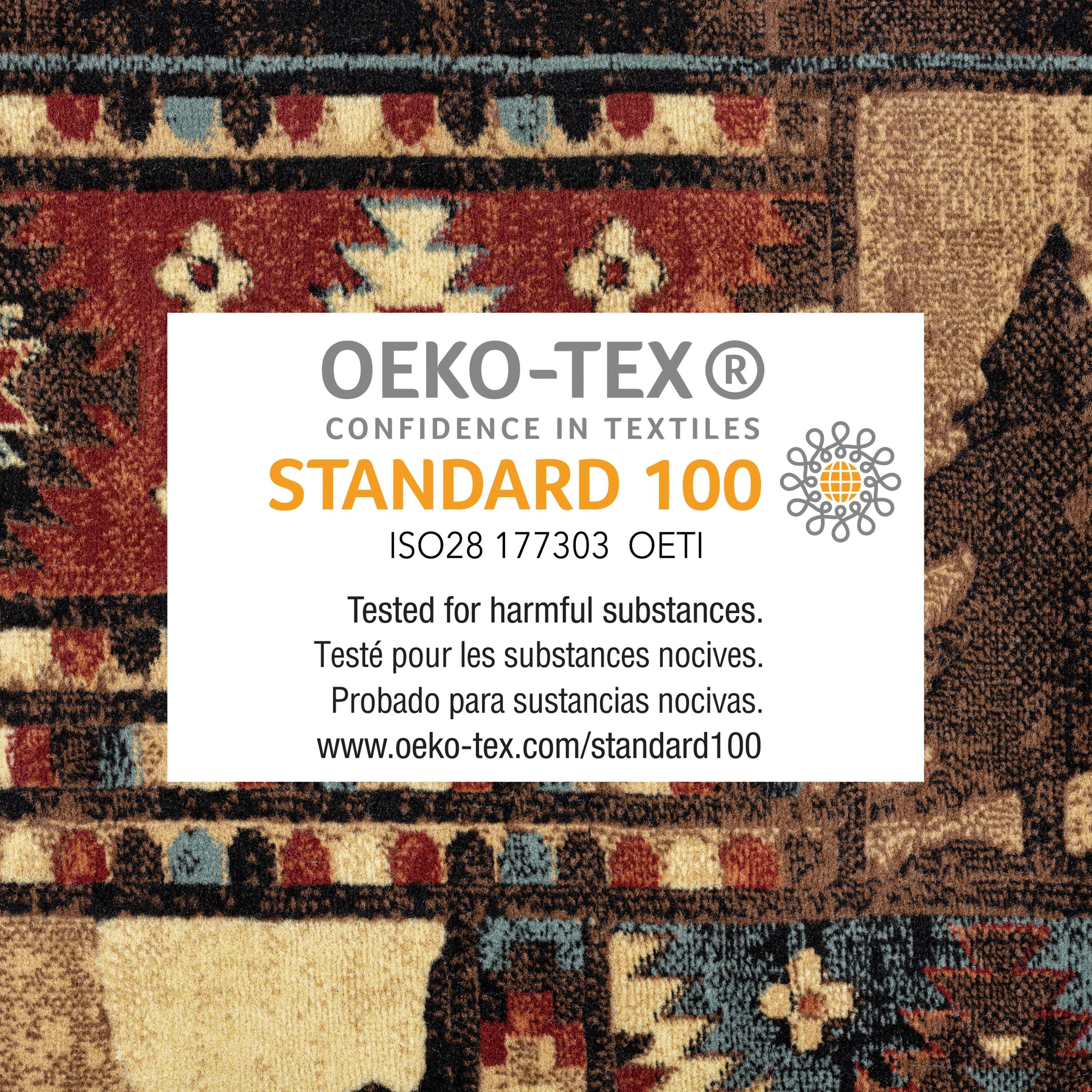 Home Dynamix Buffalo Bear Rustic Area Rug