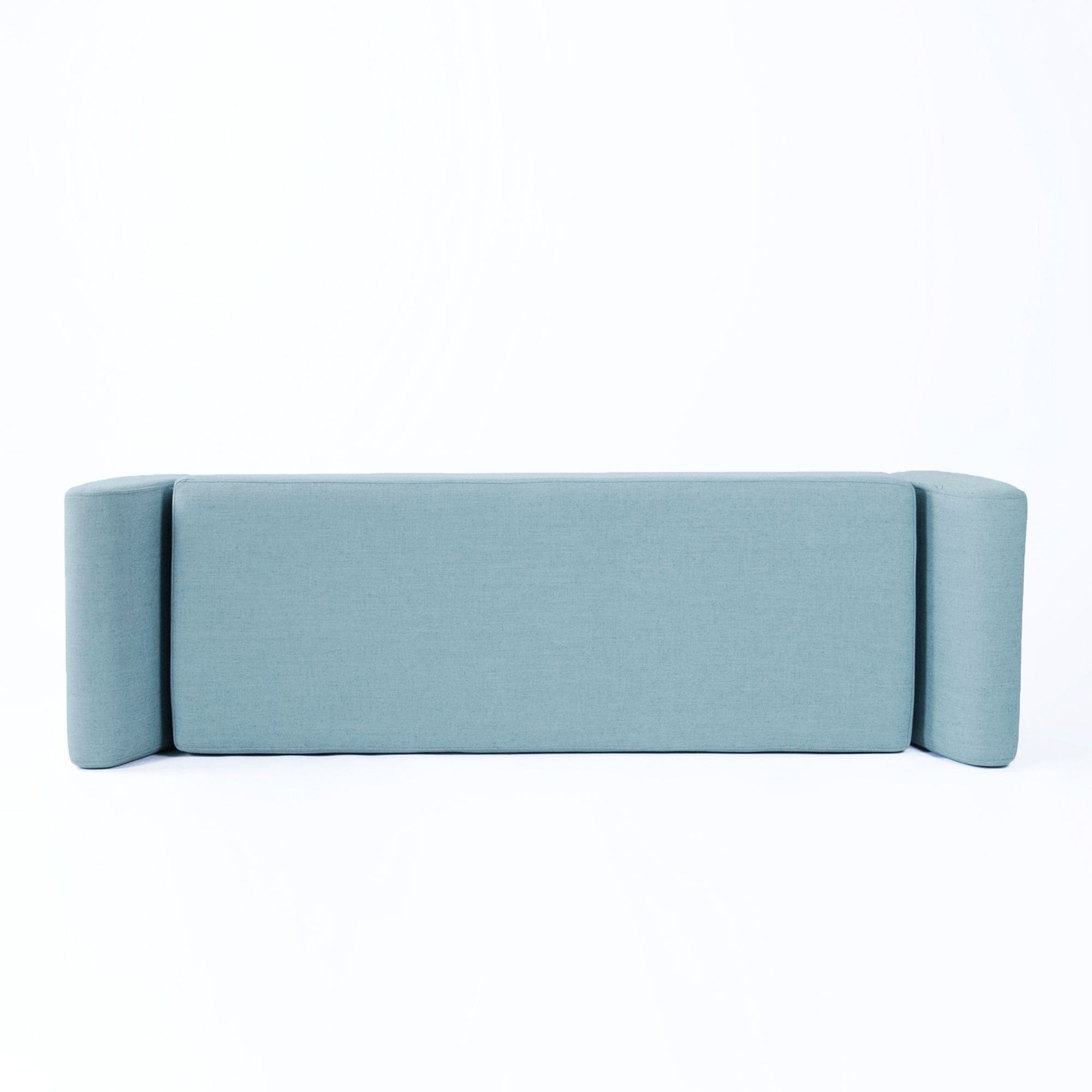 HomePop Modern Sherpa Storage Bench with Wood Legs