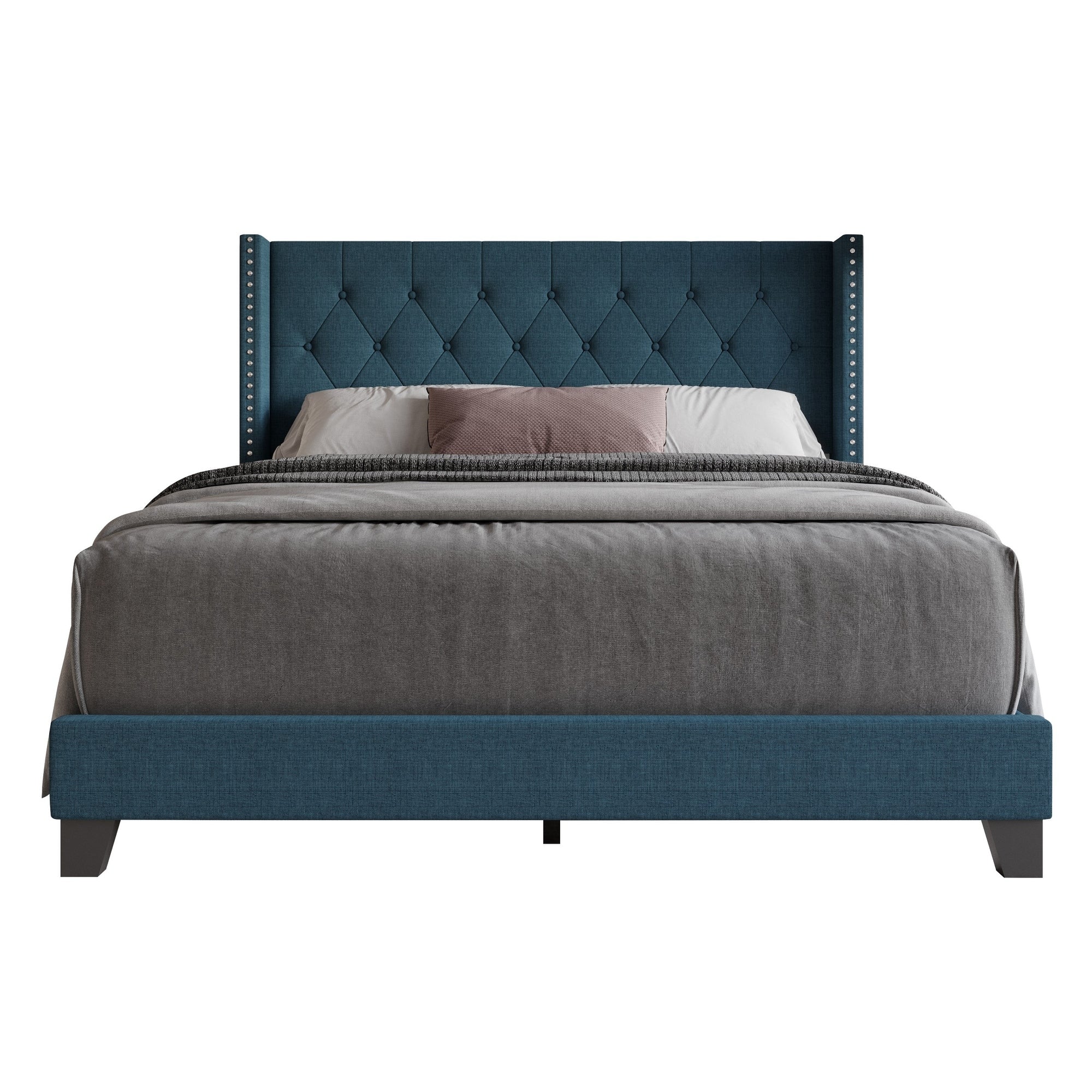 Homer Tufted Upholstered Panel Bed