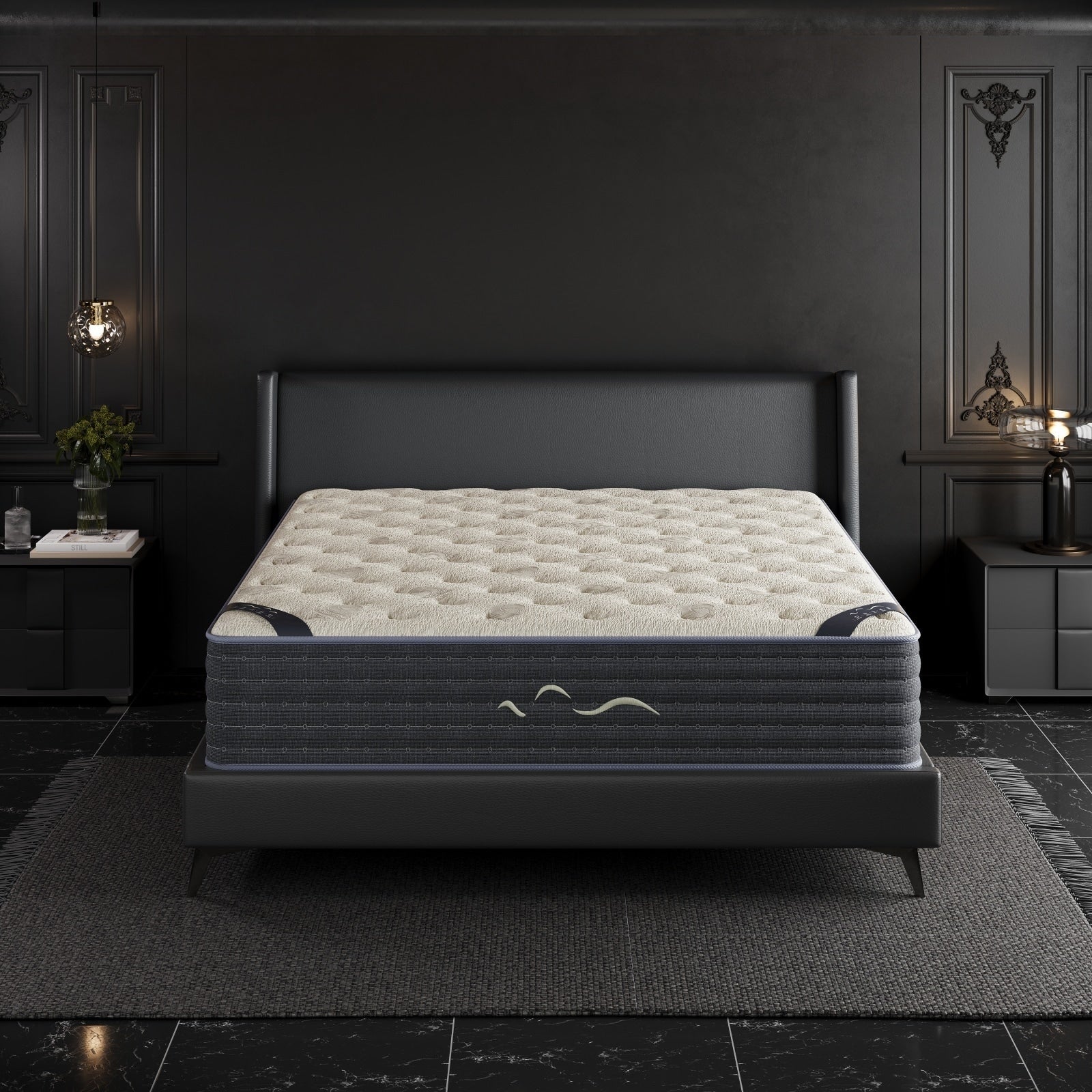 SweDrea 14 in. Luxurious Double-Sided Hybrid Mattress – Medium/Firm with CertiPUR-US, SGS and OEKO-TEX