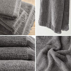INK+IVY Atlas Cotton Dobby Slub 6 Piece Towel Set