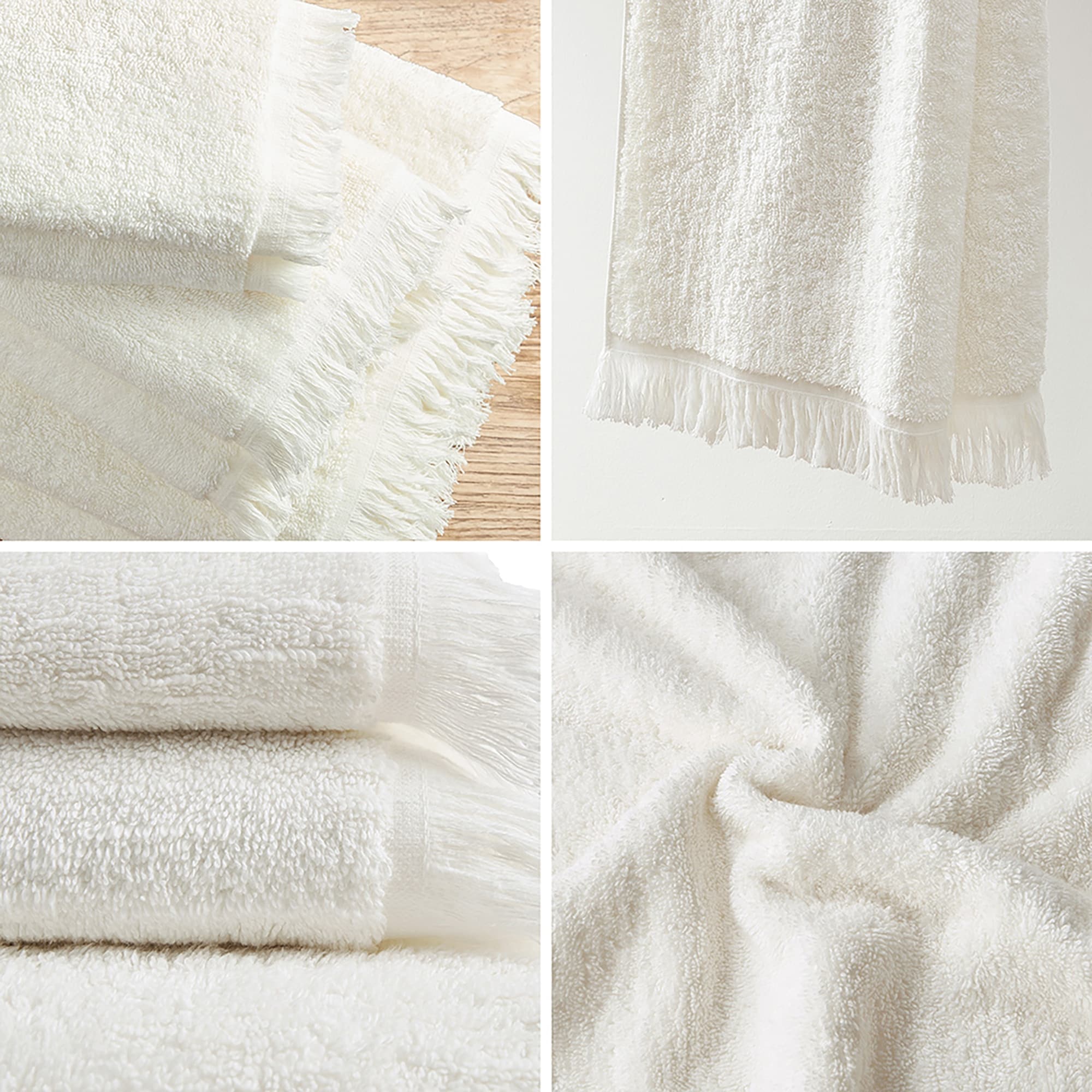 INK+IVY Atlas Cotton Dobby Slub 6 Piece Towel Set