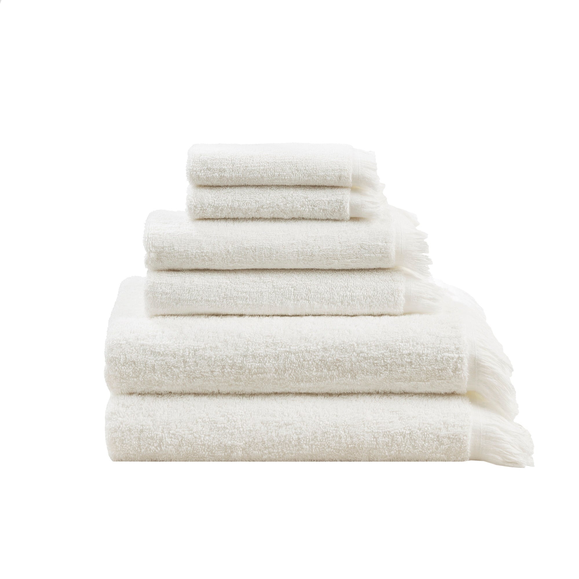 INK+IVY Atlas Cotton Dobby Slub 6 Piece Towel Set