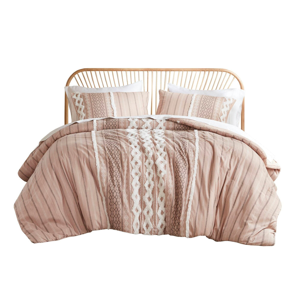 INK+IVY Imani Cotton Printed Comforter Set with Chenille