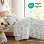 INK+IVY Imani Cotton Printed Comforter Set with Chenille